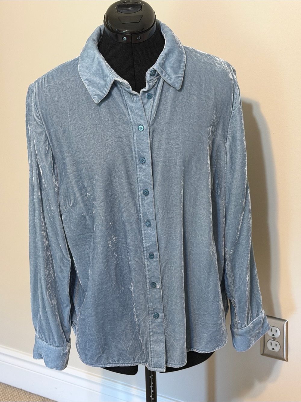 PURE COLLECTION Velvet Silk Shirt